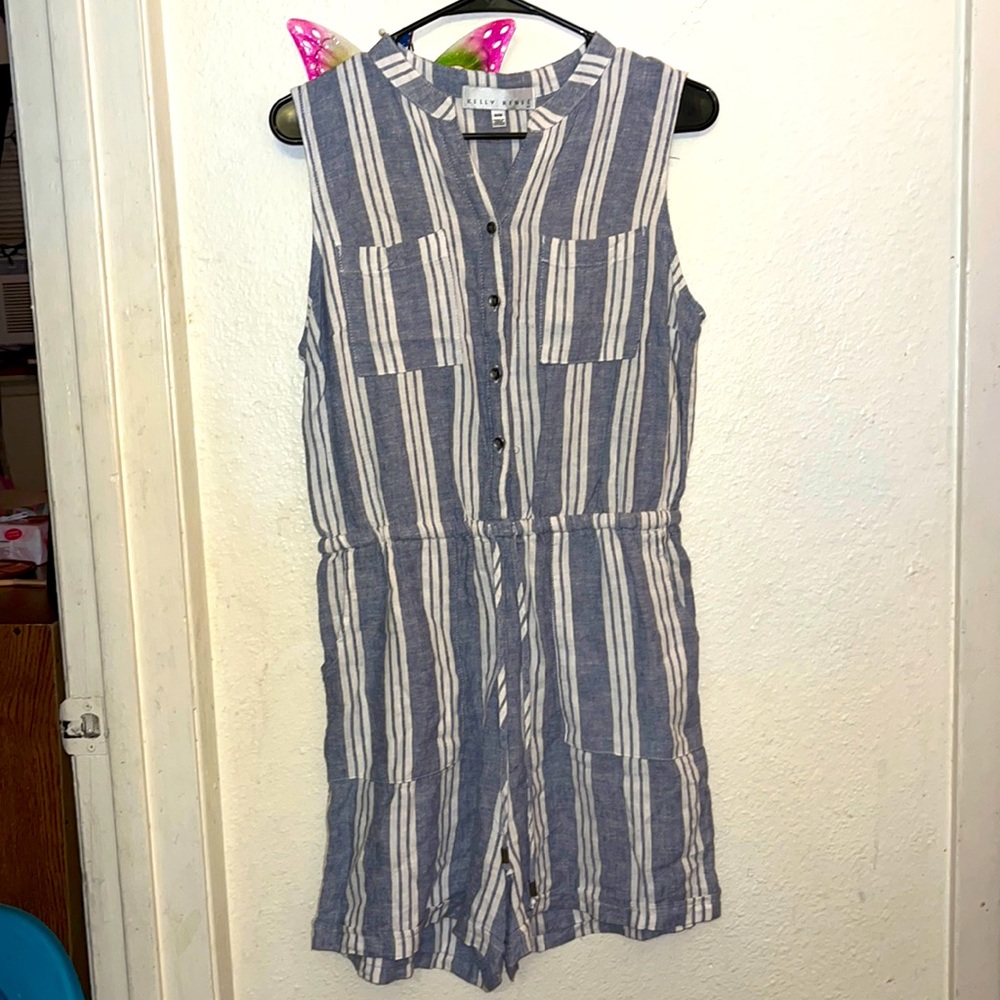 Stripped jumpsuit never worn